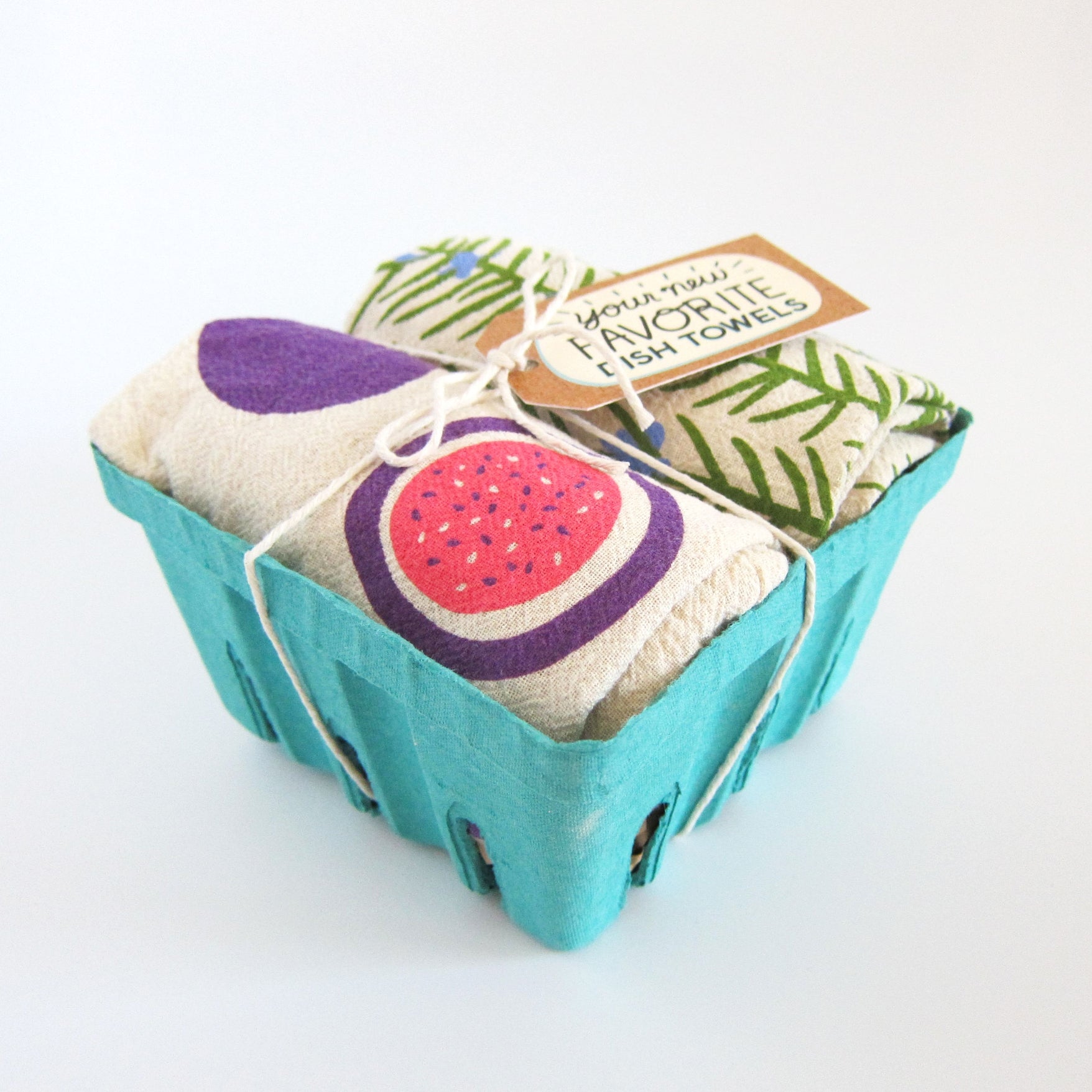 Rosemary and Fig Tea Towel Set of 2