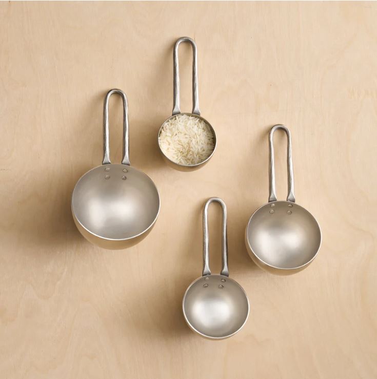 Forged Pewter Measuring Scoops