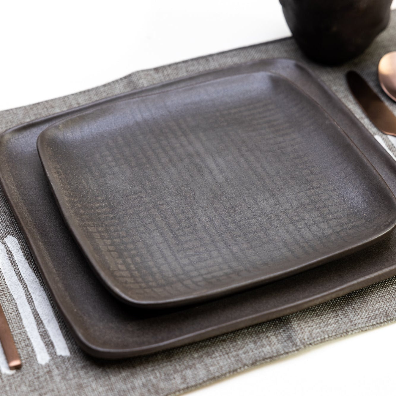 Square Dinner Plate Set - Ore