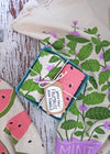 Mint and Melons Tea Towel Set of 2