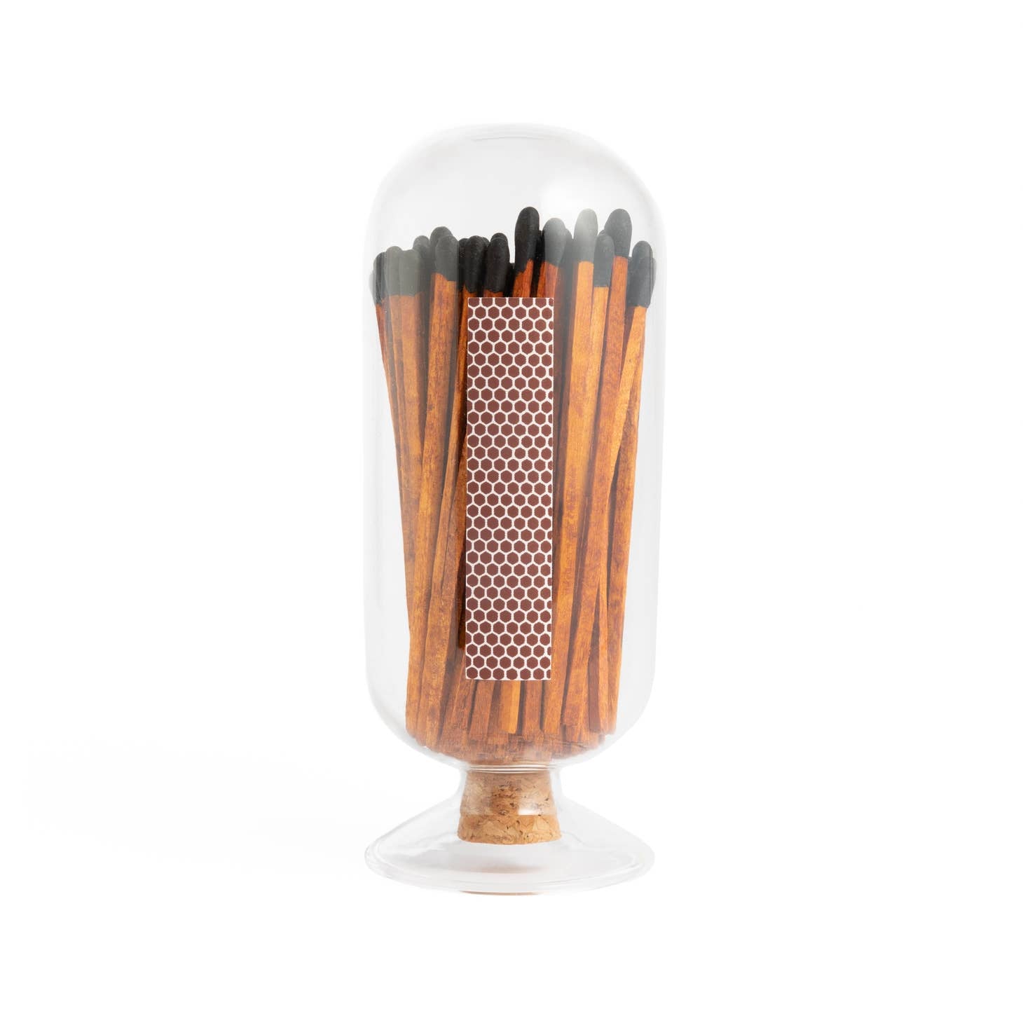 Cloche with Cinnamon Black Matchsticks