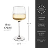 Reserve Crystal Wine Glasses- Set of 4