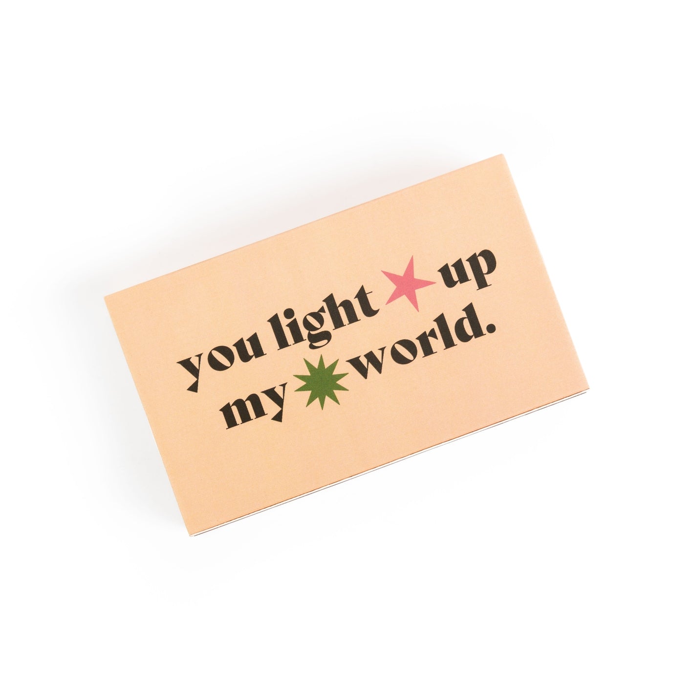 You Light Up My World Matchbox