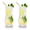 Deco Highball Glasses - Set of 2