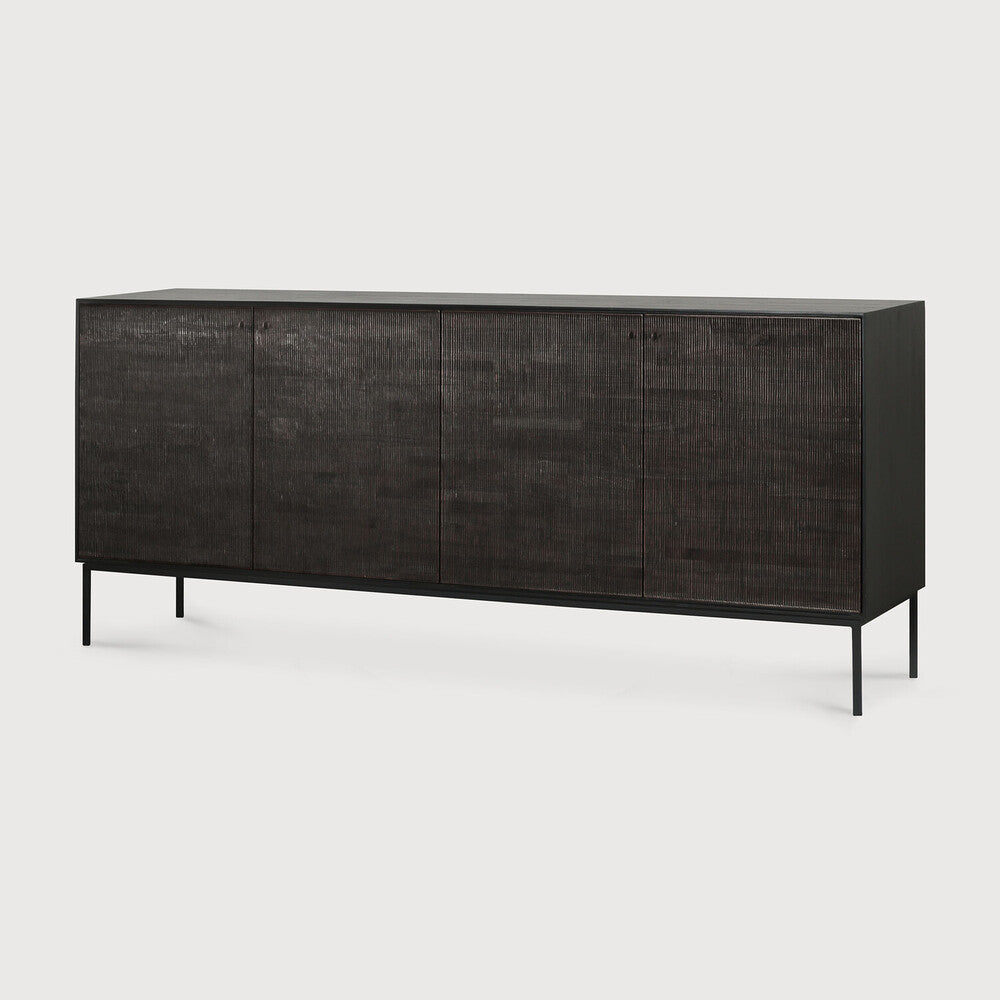 Teak Grooves Sideboard