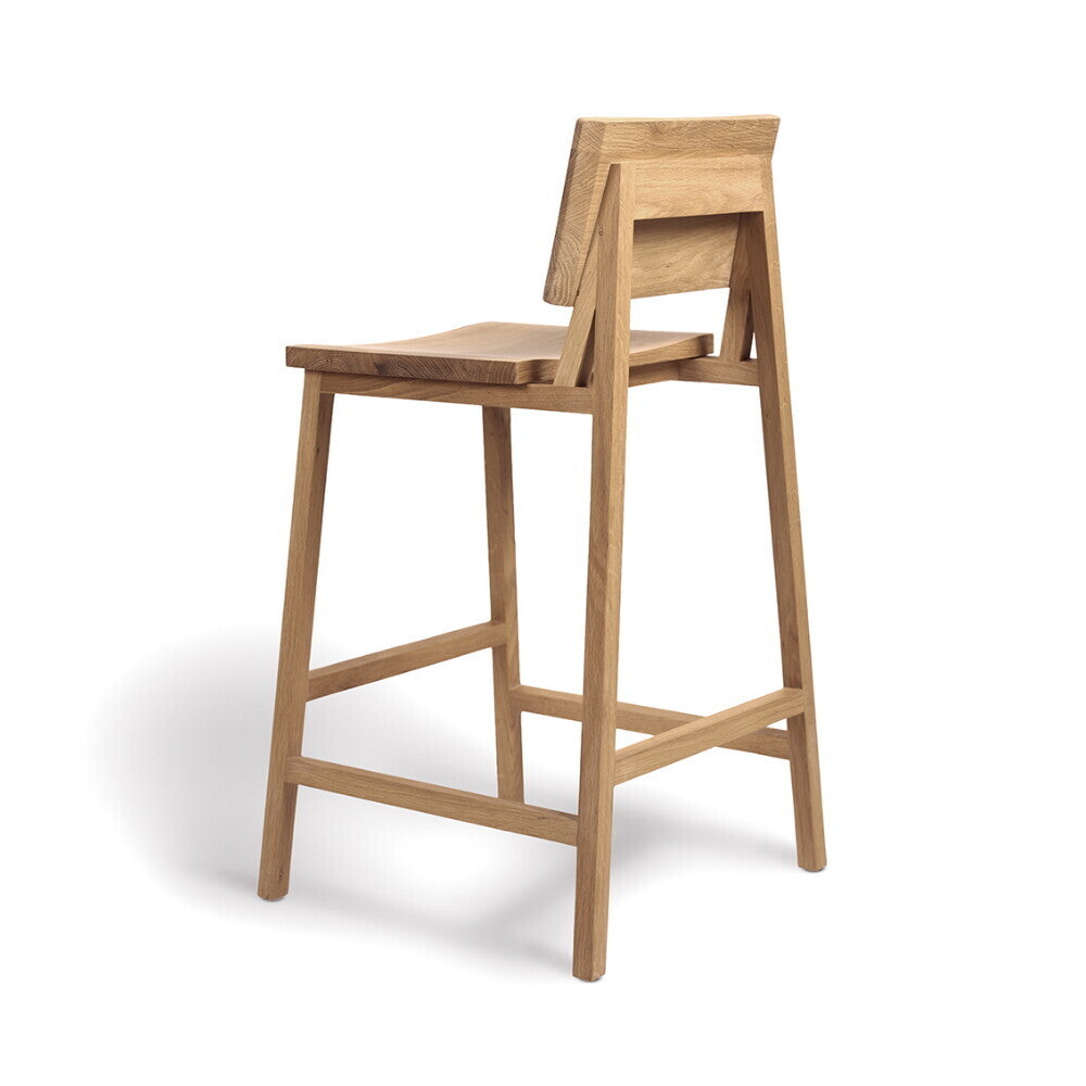 Oak N3 counter stool