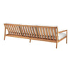 Teak Jack Outdoor 3-Seater Sofa - Off White