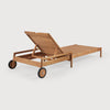 Teak Jack outdoor adjustable lounger