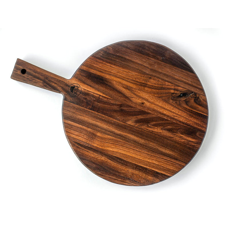 Quarter Sawn Round Walnut Serving Board