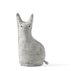 the curious doorstop / bookend - raw grey