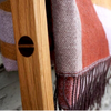 Oak and Walnut Blanket Ladder