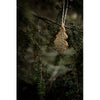 Ceramic White Oak Leaf Ornament