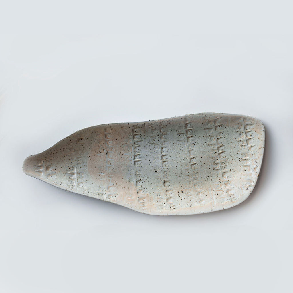 Oyster Shell Platter - Bone