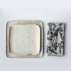 Square Dinner Plate Set - Bone