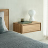 Oak Nordic II bedside table - hanging