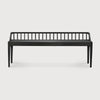 Black Tinted Oak Spindle bench