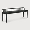 Black Tinted Oak Spindle bench