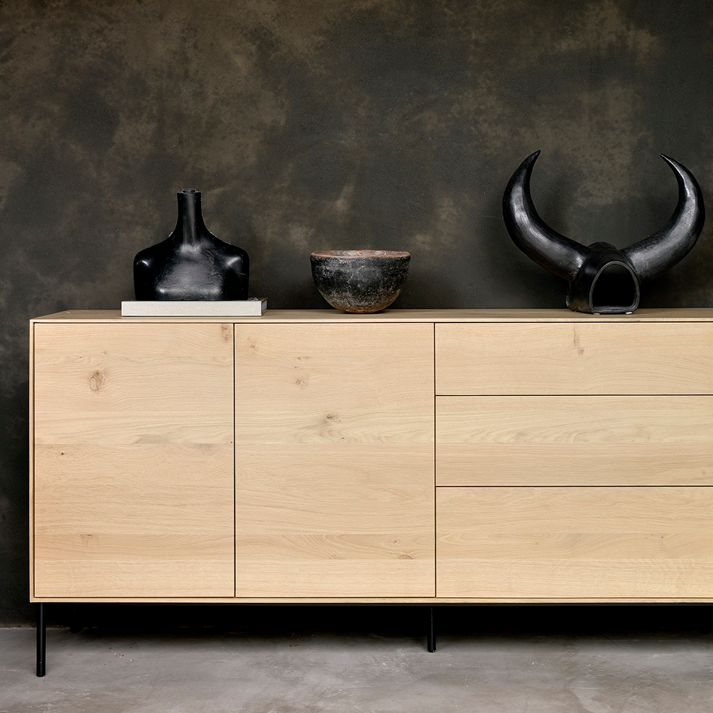 Oak Whitebird Sideboard