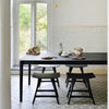 Oak Osso black dining stool