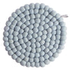 large round trivet - Arctic Blue