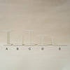 White I-Beam Bookend