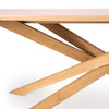 Oak Mikado oval dining table