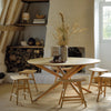 Oak Mikado round dining table