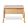 Oak air bedside table