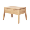 Oak air bedside table