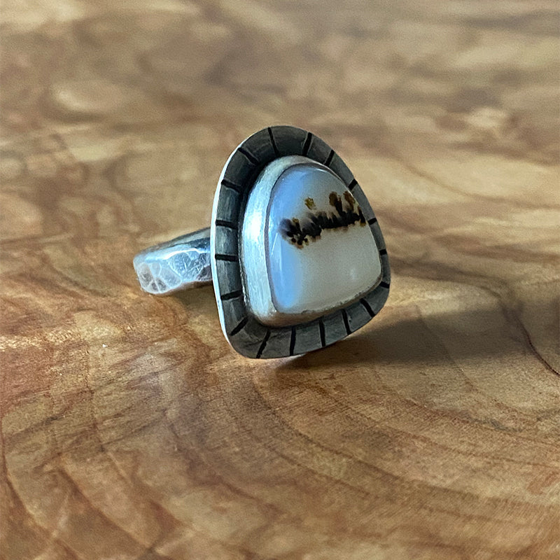 Dendritic Agate Ring