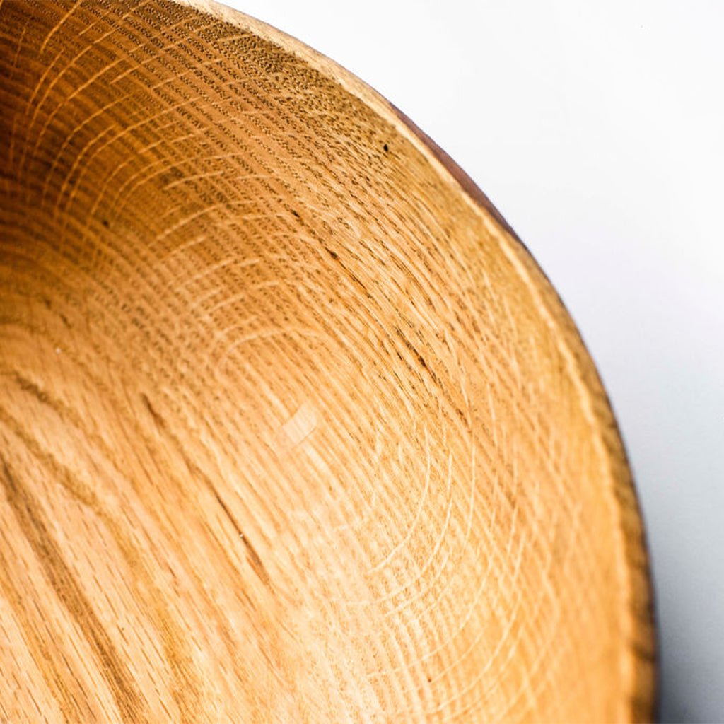 Hand-turned Charred Oak Bowl