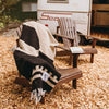 Divided Sky Blanket - Black/Tan