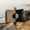 Divided Sky Blanket - Black/Tan