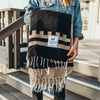 Divided Sky Blanket - Black/Tan