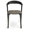 Oak Bok black dining chair