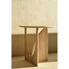 Oak Geometric side table