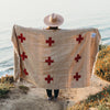 Positive Vibrations Blanket - Tan/Rust