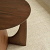 Teak Geometric side table