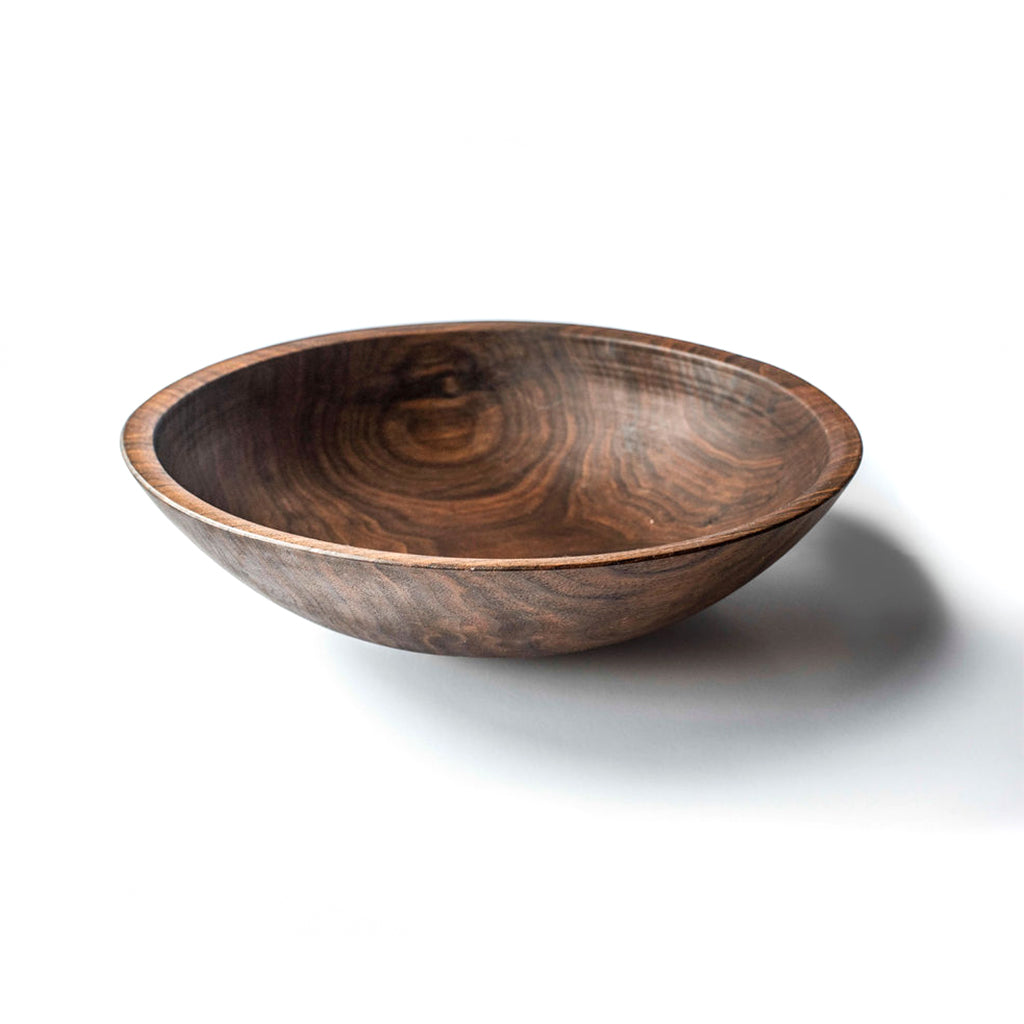 Hand-turned Walnut Salad Bowl - 16"