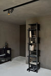 Teak Abstract black column
