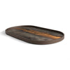 Bronze Organic glass tray - oblong