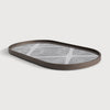 Linear Squares Oblong Tray