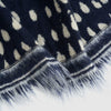 Navy dots throw