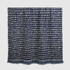 Navy dots throw
