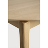Oak Bok round extendable dining table