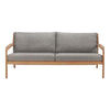 Teak Jack Outdoor Sofa - Mocha