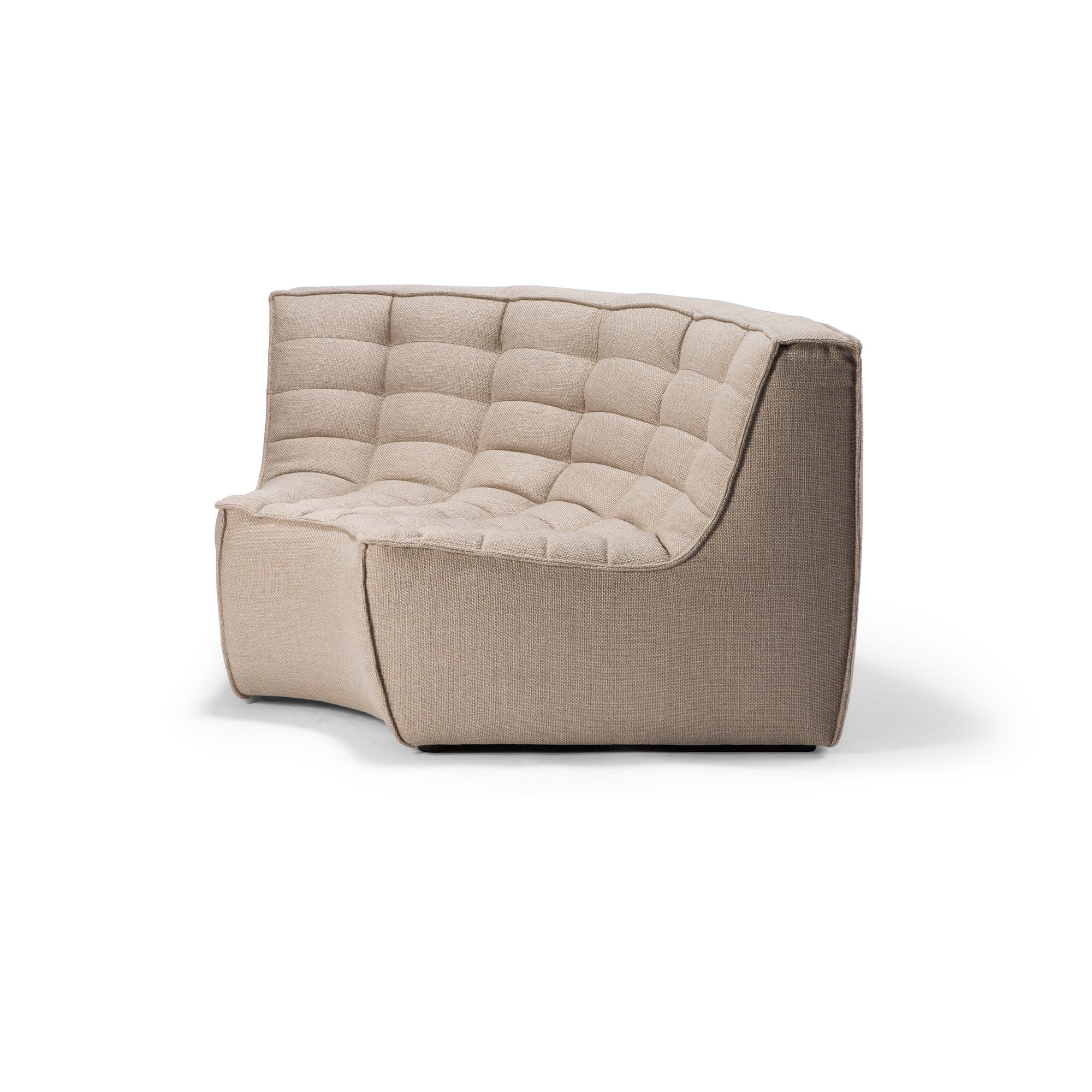 N701 sofa - round corner - beige