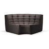 N701 sofa - round corner - gray
