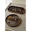 Bronze Organic glass valet tray - set of 5