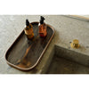 Bronze Organic glass valet tray - set of 5